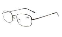 Eyekepper Metal Frame Spring Hinged Arms Reading Glasses +1.75