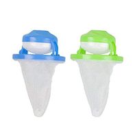 ❤Ywoow❤ 🍀 Home Floating Lint Hair Catcher Mesh Pouch Washing Machine Laundry Filter Bag