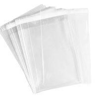 Thicker 5-5/16''x 7-14/16'' Clear Cello/Cellophane Bags,1.5-Mil Poly Bag-Fits 5X7 Cards Photos Envelopes Candy Treats Bakery Cookie (150 Count)