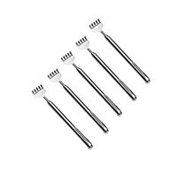 Back Scratcher - iGreely Handy Extendable Portable Telescopic Stainless Steel Tetractable Claw Metal Hand Massager Tools with Pocket Clip 5Pack