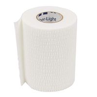 Kendall Sher-Light Elastic Tape, White, 3"x7.5yds, 16 Rolls