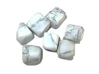 Jet Howlite Tumbled Stone 100 Grams A++ Approx. 0.75" to 1"inch High Grade Healing Metaphysical Jet International Crystal Therapy Booklet Image is JUST A Reference