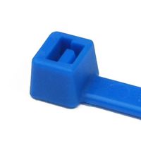 Hellermann Tyton 111-00659 High Temp Cable Tie, 4" Long, 18lb Tensile Strength, ETFE, Blue (Pack of 100)