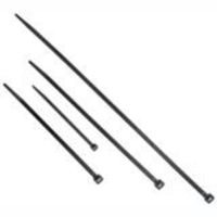 4in Releasable/Reusable Cable Ties Multipack (50 pack) - Black (TAA Compliant) - Pack of 1
