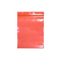 QQ Studio Small Polyethylene Flat Recloseable Ziplock Bags (3" x 4.5" (200 Bags), Red)