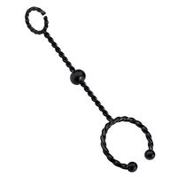 Lzttyee Elegant Women/Men Smoker Cigarette Holder Ring for Ordinary Smoke Smoking Accessories Gift (Black)