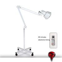 SCYTSD 275W Near Infrared Light Red Light Therapy Heat Lamp,Far Infrared Short-Wave Heat Lamp Floor Stand Heating Therapy for Joint & Muscle, Adjustable Arm