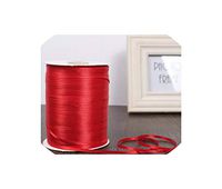 3mm Silk Satin Ribbons Christmas Halloween Baby Shower Birthday Party Wedding Gift Wrapping White Blue Pink Green Purple Ribbons,Red