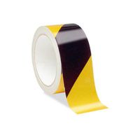 Low Vision Reflective Tape- Black and Yellow Striped