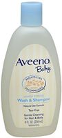 AVEENO Baby Wash and Shampoo 8 oz (4 Pack)