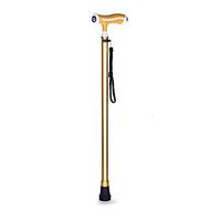 Qi Peng Crutches - Old Man Walking Stick Slippery Old Cane with Lights Three-Legged Cane Old Man Cane Three Feet Small Three-Legged Cane Telescopic Trekking Pole Crutch (Color : G)