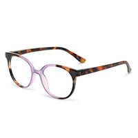 OCCI CHIARI Women Stylish Round Reading Glasses for Reader 100 125 150 175 200 225 250 275 300 350 400 500 600(Purple 1.0)