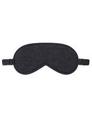 The London Travel Company 100% Cashmere Eye Mask Charcoal (Gray)