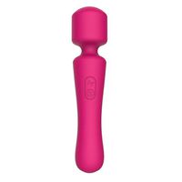 CAREMORE Electric Wand Handheld Mini Massager, Waterproof Quiet Personal Wireless Powerful Massage for Neck, Back, Legs, Shoulder, USB Rechargeable -Pink