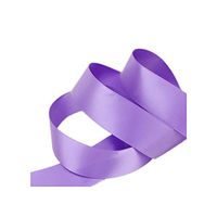 2Meters/Lot 25Mm Double Face Satin Ribbons DIY Handmade Crafts Material Christmas Birthday Party Gift Box Wrapping Decoration,Light Purple