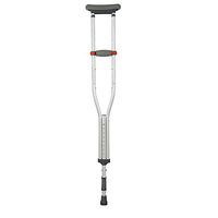 Underarm Crutches Aluminium 9 Levels Height 8 Levels Adjustable Handle Underarm Crutch Accessories Post Injury Or Surgery Support for Men and Women Walking Assisstant Shockabsorption,1