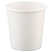 SOLO H4165U Flexstyle Double Poly Paper Containers, 16oz, White, 25/Pack, 20 Packs/Carton