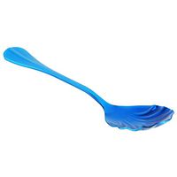 LALANG Creative Stainless Steel Teaspoons,Vintage Shell Shape Stir Spoons for Coffee, Desserts, Sugar, Demitasse, Afternoon Tea (Blue Shell)