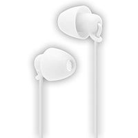 FSC Sleep Earbuds, Noise Isolating Headphones Earplugs with Mic & Volume Control for Sleeping, Insomnia, Side Sleeper, Snoring, Air Travel, Meditation & Relax 3.5 mm Jack 1.2m (White)