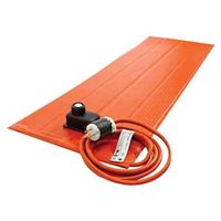 BriskHeat SRL12121ADJB Silicone Heating Blanket with Controller, for Metals, 12x12", 120 V, 360 W