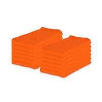 Arkwright Surgical Huck Cleaning Towels, Pack of 12 Absorbent Towel Perfect for your Windows, Glass Painted Metal, Ceramic, Counters, Cabinets (16 x 26 In, Orange)