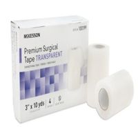 MCK38692210 - Mckesson Brand Surgical Tape McKesson Plastic 3 Inch X 10 Yards NonSterile