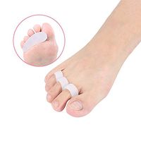 YXMxxm Toe Separators,Hammer Toes Support Pad Toe Separator,Relief Pain and Pressure Toe Straightener,One Size Fits Most(5 Pairs),2