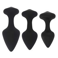 QYIYA 3Pcs/Set Anales Silicone Douche for Men Women Silicone Toys Adults Toys Comfortable Set