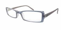 Moda Vision T8010 Square Reading Glasses in Blue-Red