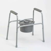 Safeguard Steel Commode - 4 Each/Each