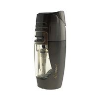 Torch Lighter with Punch Butane Lighters Fuel Refillable Single Jet Strong Flame Windproof High Quality (Grey)
