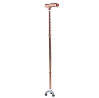 ZHM Tripod Shaped Rubber Walking Stick Folding Walking Cane with LED Light for Men Women Elderly