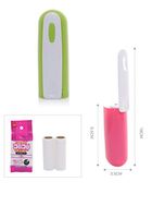 Sunyiny Travel Mini Portable Dust Fluff Pet Hair Dandruff Remover Sticky Cleaner Lint Roller, Refillable, 3 Optional Clean Colors with Pearly Lustre, Extra 2 Refills and has 30 Sheets Each