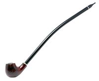 Gstar Long Pear Wood Churchwarden Wooden Tobacco Pipe with Cleaning Tool Kit and Gift Box