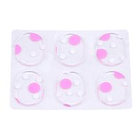 ZALING Feet Care Liner Set Silica Gel Stickers Transparent Slip-resistant Foot Shoes Stickers