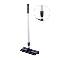 Retractable Aluminum Rod Double Sided Window Cleaner Window Cleaning Kit Aluminum Extension Pole Light Weight All-in-One Best for Home Clean Black