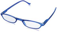 Peepers Slim Line Rectangular Reading Glasses,Blue,+3
