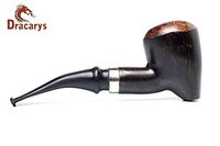 Dracarys Pipes Sherlock Holmes Style Wood Tobacco Smoking Pipe Unique Design w Pouch