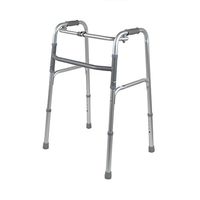 NASC Crutch Walker Multifunctional Alloy Folding Anti-Skid Walking Auxiliary Instrument Toilet Rails Suitable for Elderly/Disabled/Pregnant Women (Size: 58cm92.2cm52cm)