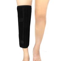 1 Piece Knee Immobilizer Brace Support for Post Surgery Straight Knee Splint for Recovery Knee Fractures, Instability, ACL, MCL, Meniscus Tear, Arthritis (L)