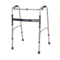 Medical Walker Aluminum Health Care Fold Medical Walking Mobility Aid for Elderly, Seniors, Handicap, Disabled(Accessories Included)