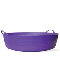 (1 Tub) 9 Gallon Purple Large Shallow Tubtrug