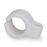 Cigarette Holder Ring- Hands Free Cigarette Holder Ring to Protect Your Finger Turn Yellow for Console Gamers, Musicians and Drivers, Silicone Smoke Hand Rack for Smokers (1pc White)