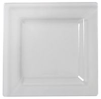 Solid Squares 1604-CL Square Cocktail Plate, 4.5 x 4.5", Clear