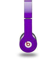 Skin Decal Wrap Compatible with Original Beats Solo HD Solids Collection Purple (Headphones NOT Included)