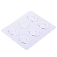 4 Sheets/24Pcs Clear Silicone Gel Corn Bunion Pads Pain Relief Protector Rings Pad for Ease The Pain of Foot Caused by Friction with High Heel Shoes