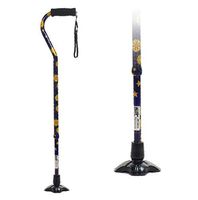 Self-Standing Celestial Offset Aluminum Adjustable Cane