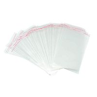 100pcs 11.8 Inch X 15.7 Inch Cellophane Bags Clear Flap Self Sealing Cello Packaging Bags Best for Bakery Candy Cookie Chocolate Jewelry Soap Candle Gift Wrapping