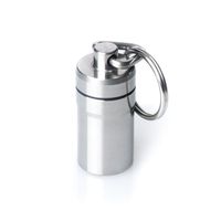 GUS Special Pill Fob, Made in USA, Stainless Steel Keychain Pill Holder, Nitro Bottle Holder