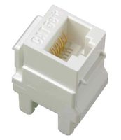 Legrand - On-Q WP3450LA50 Category 5e RJ45 Keystone Connector (50 pack), Light Almond